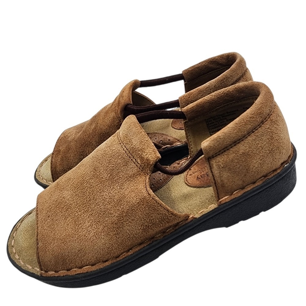 Montego Bay Club Tan Suede Women's Sandals Size 7